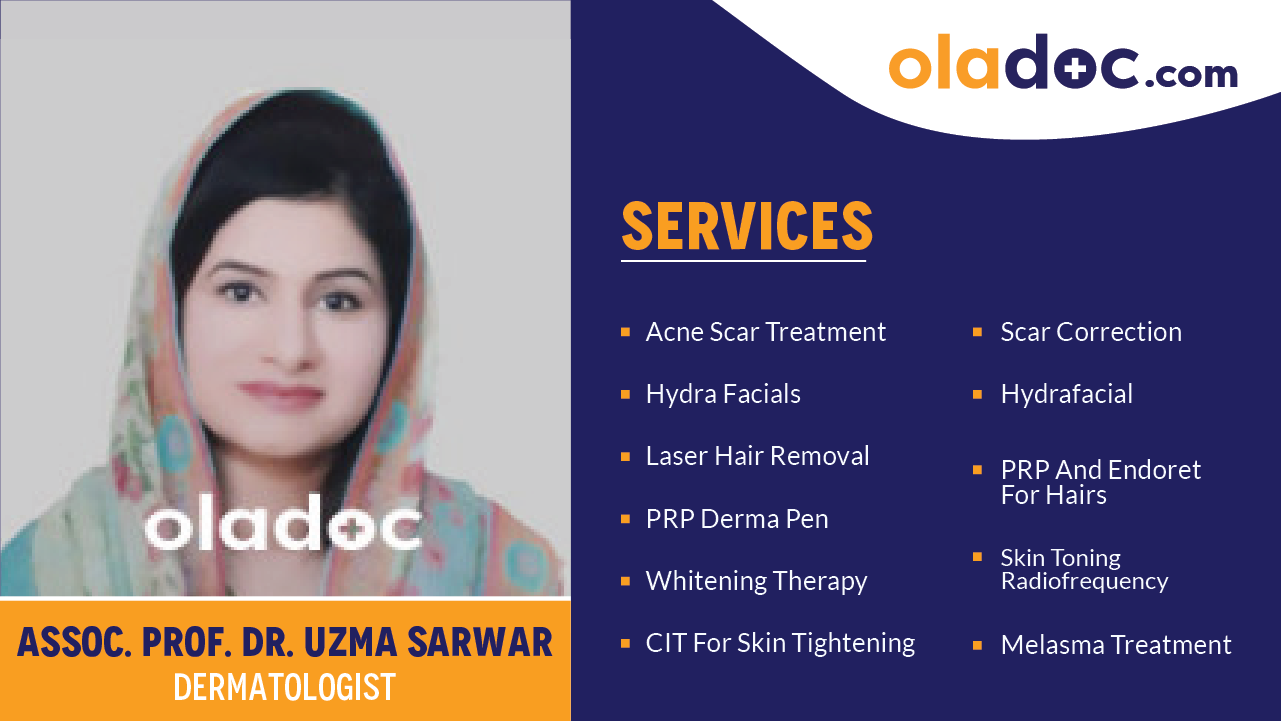 Services provided by Dr Uzma Sarwar